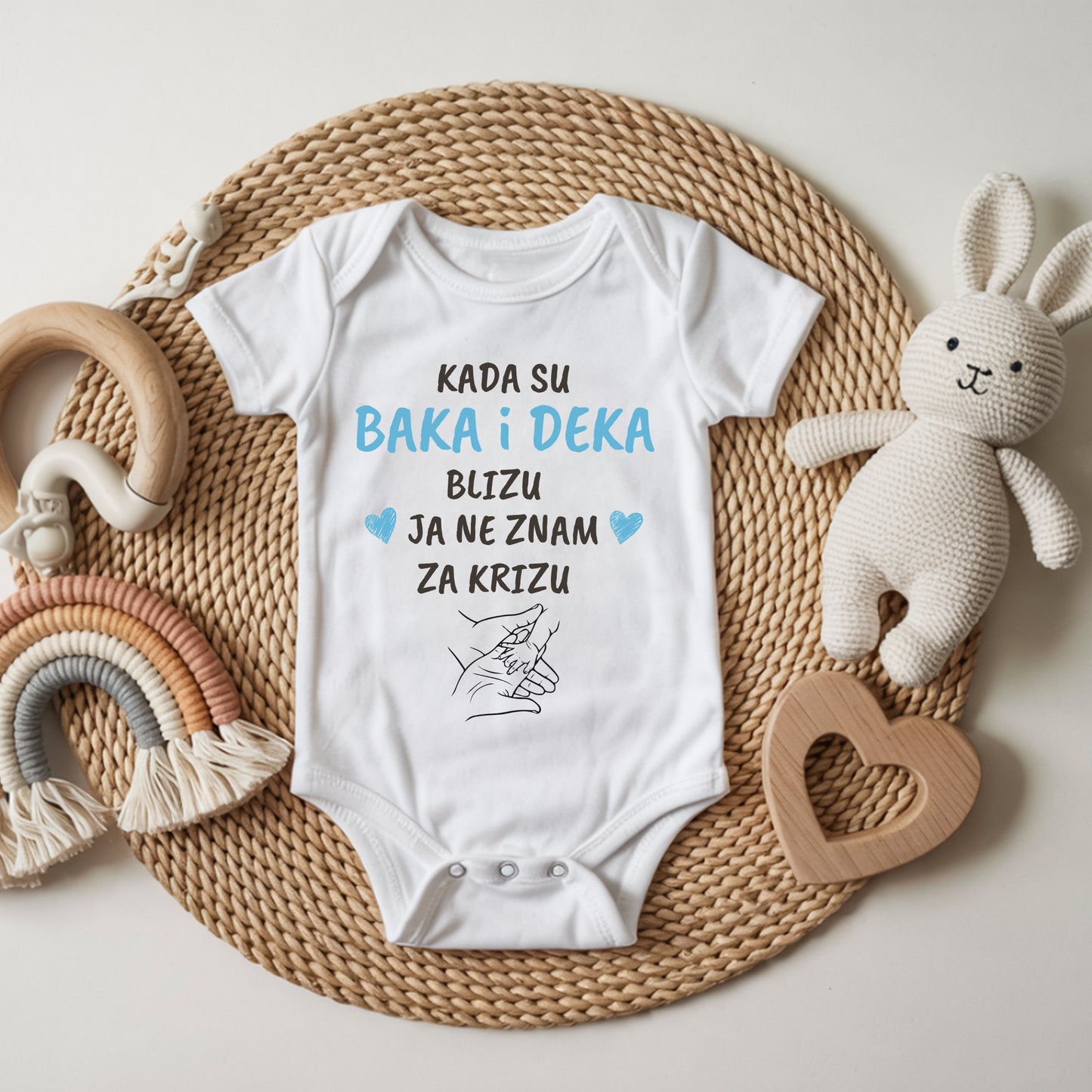 Kada su baka i deka blizu - bodić za dečake