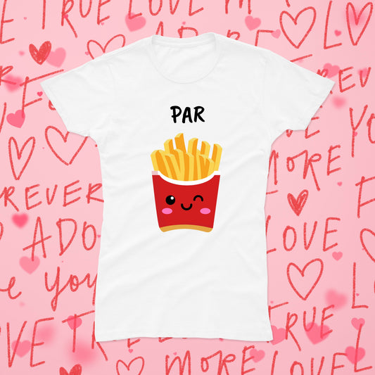 Savršen Par Burger&Pomfrit - Komplet majice za parove