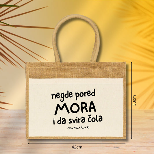 Negde pored mora - Torba za plažu M02