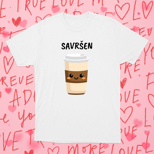 Savršen Par Kafa&Krofna - Komplet majice za parove