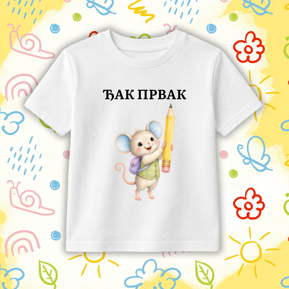 Đak Prvak Miš - dečija majica