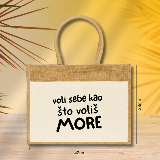 Voli sebe - Torba za plažu M02