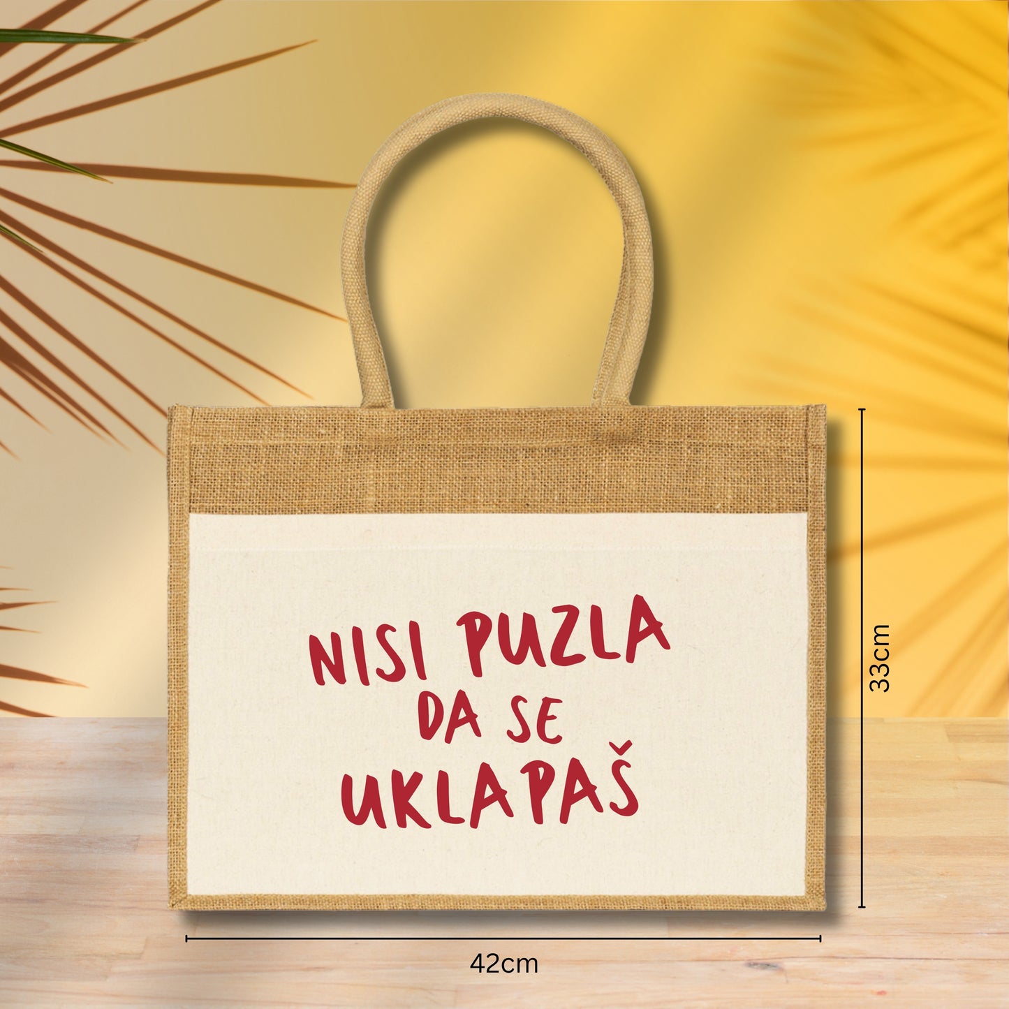 Nisi puzla da se uklapaš - Torba za plažu M02