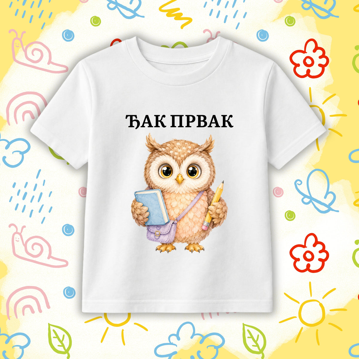 Đak Prvak Sova - dečija majica