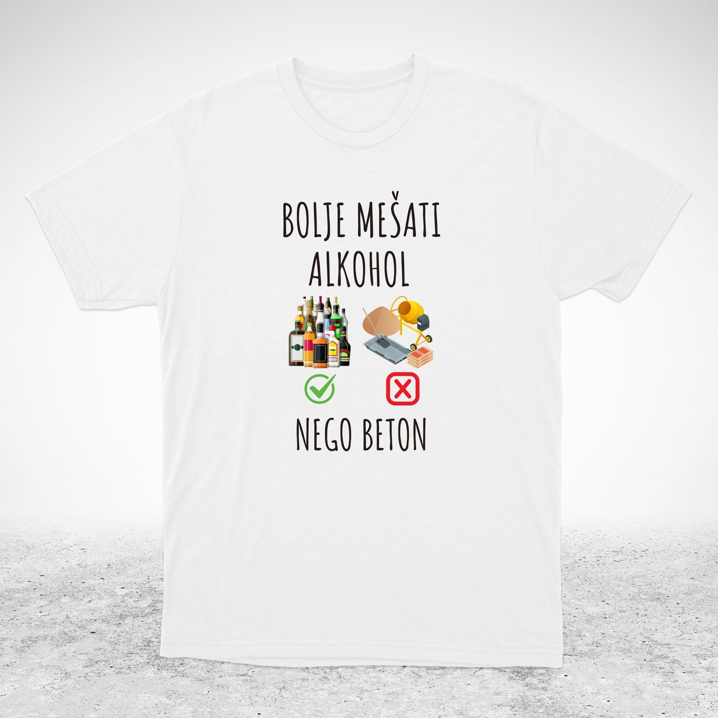 bolje mešati alhohol - majica