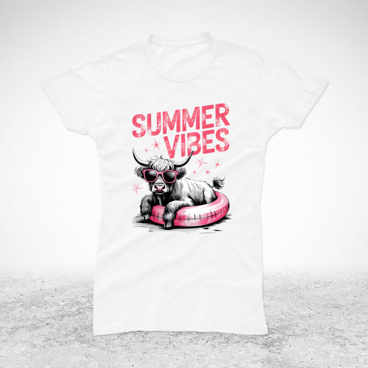 Summer Vibes Cow - majica