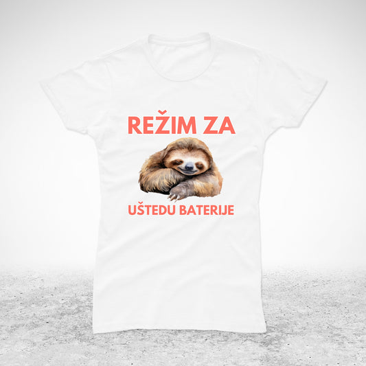 Režim za uštedu baterije - majica