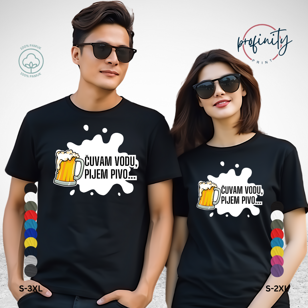 Čuvam vodu pijem pivo - majica