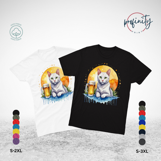 Beli mačak - majica