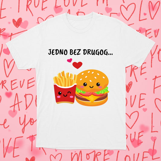 Burger&Pomfrit - Komplet majice za parove