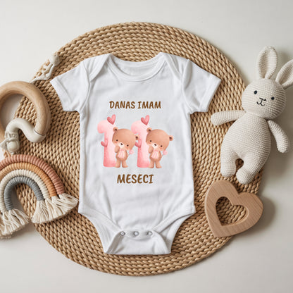 Danas imam - meda dečiji bodić za devojčice