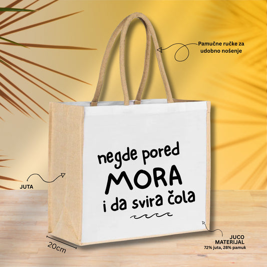 Negde pored mora - Torba za plažu M01