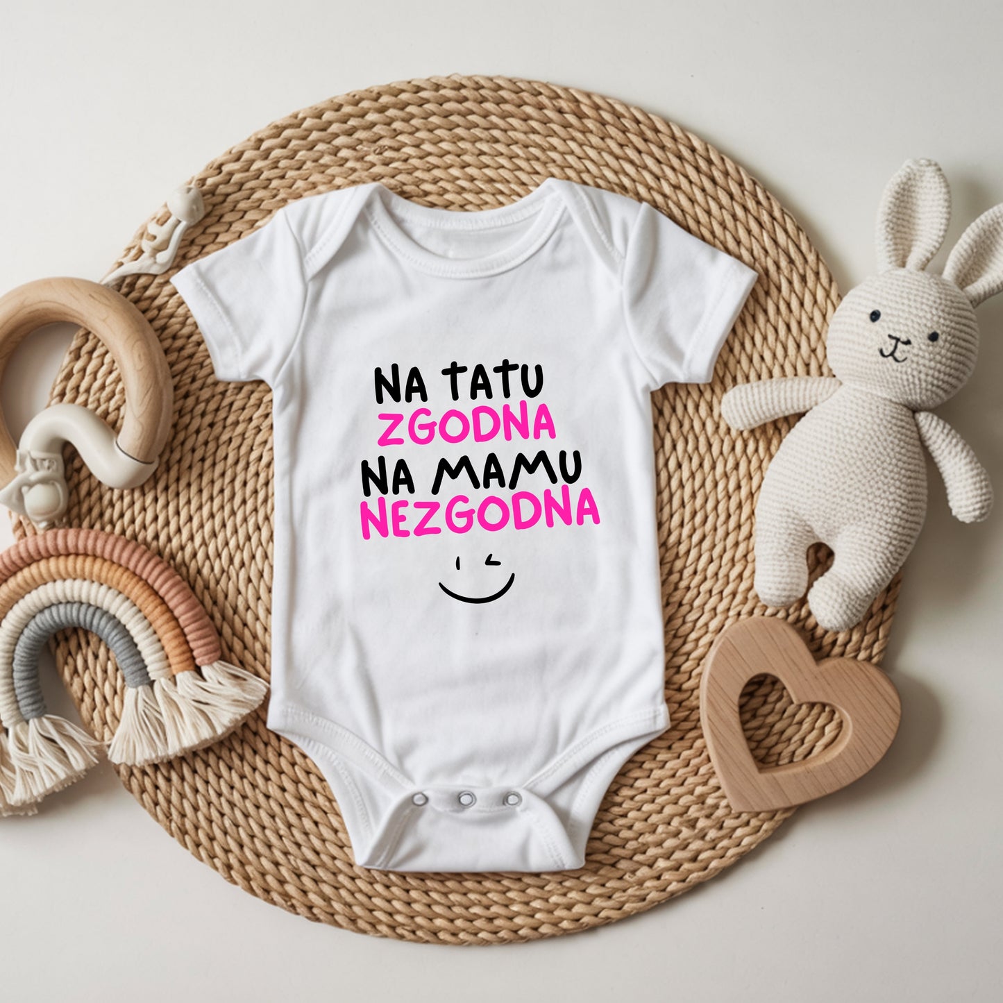 Na tatu zgodna, na mamu nezgodna - bodić za devojčice