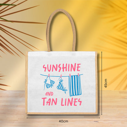 Sunshine and tan lines - Torba za plažu M01