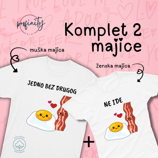 Jaja&Slanina - Komplet majice za parove