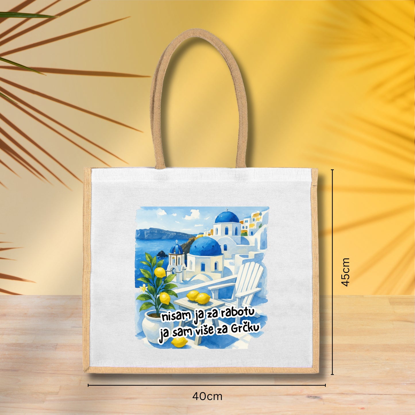 Nisam ja za rabotu - Torba za plažu M01