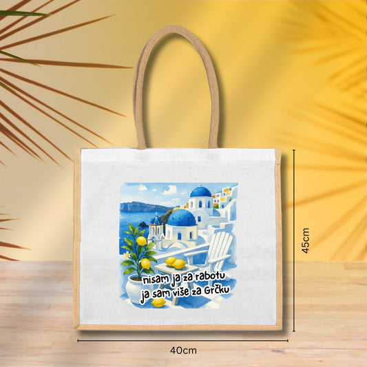 Nisam ja za rabotu - Torba za plažu M01
