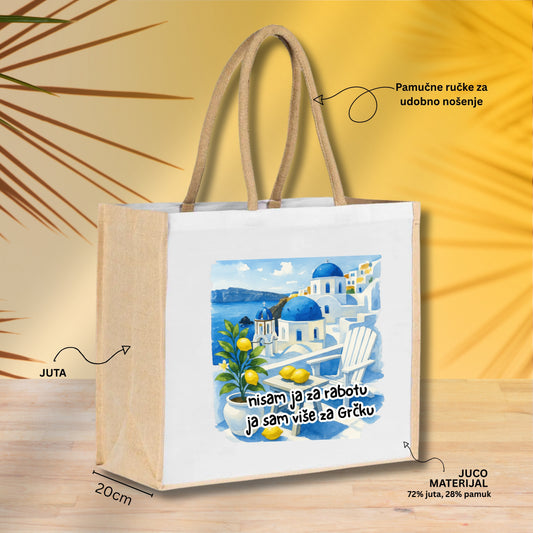 Nisam ja za rabotu - Torba za plažu M01