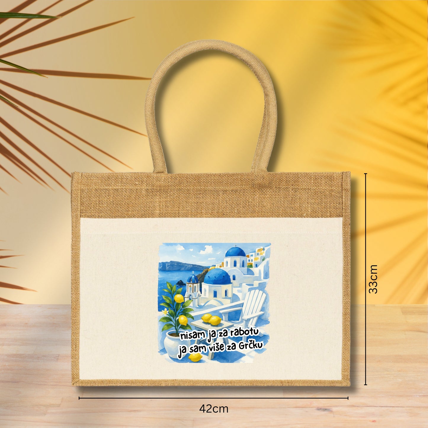 Nisam ja za rabotu - Torba za plažu M02