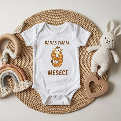 Danas imam - žirafa dečiji bodić