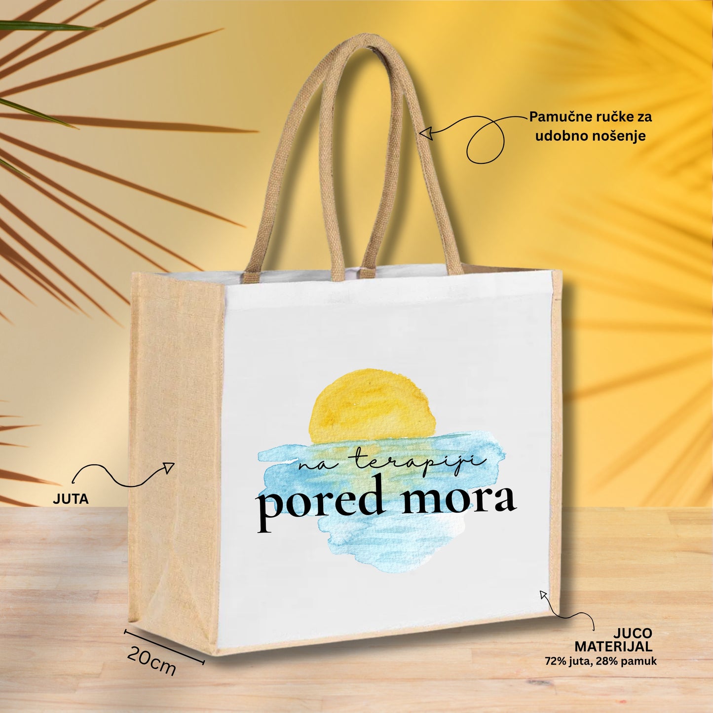 Na terapiji pored mora - Torba za plažu M01