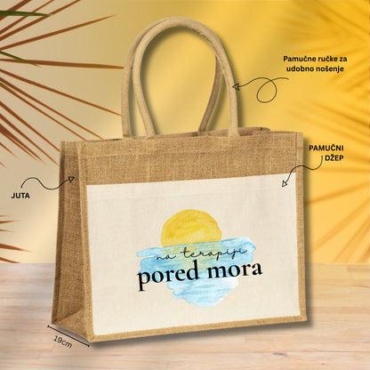 Na terapiji pored mora - Torba za plažu M02