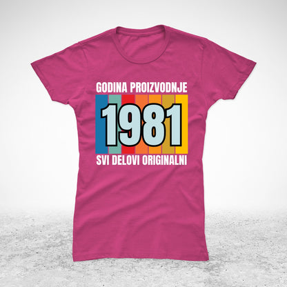 1981 - majica