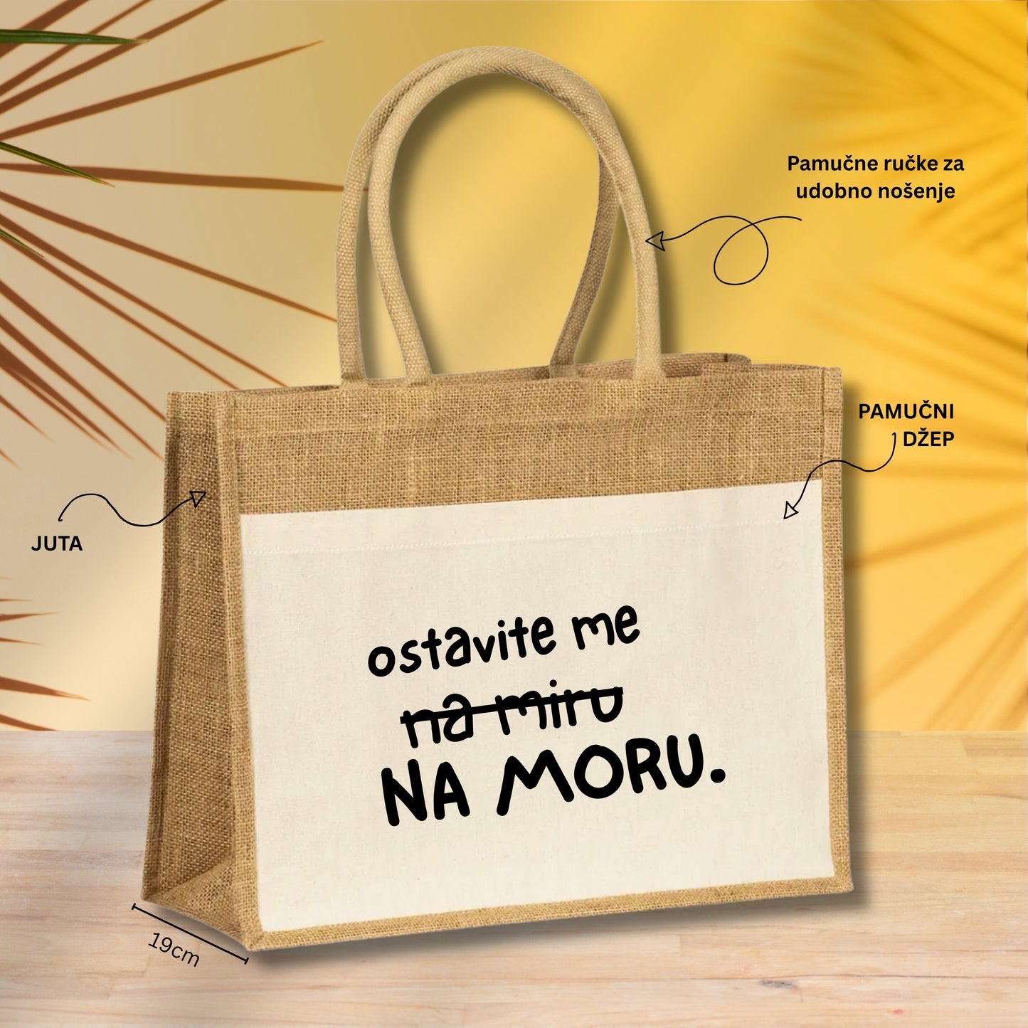 Ostavite me na moru - Torba za plažu M02