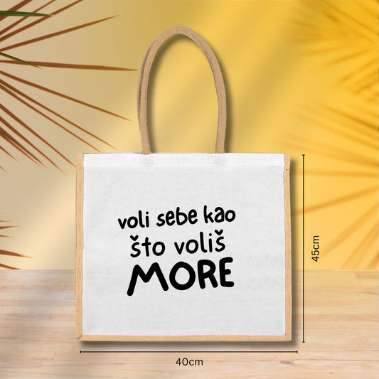 Voli sebe - Torba za plažu M01