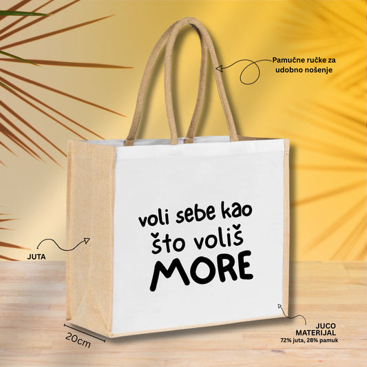 Voli sebe - Torba za plažu M01