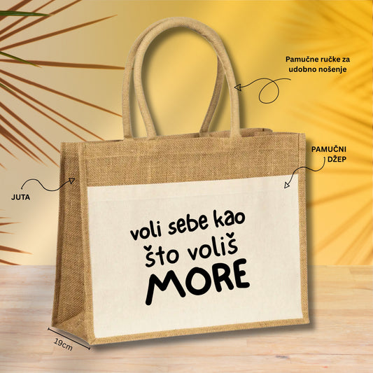 Voli sebe - Torba za plažu M02