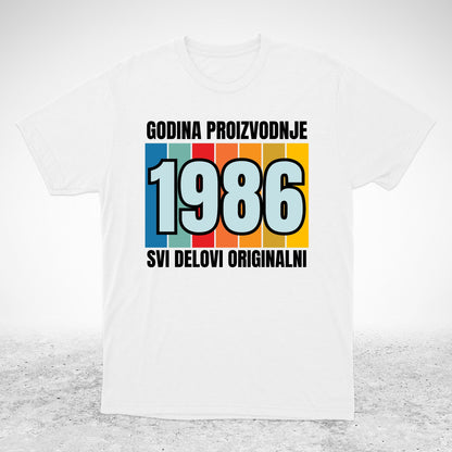 1986 - majica