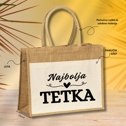 Najbolja TETKA - Torba za plažu M02