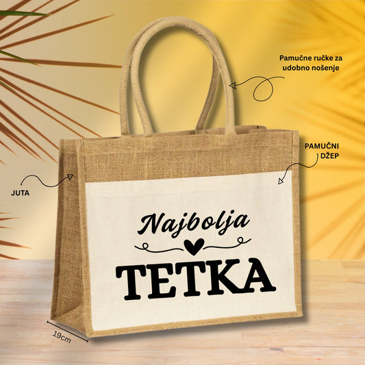 Najbolja TETKA - Torba za plažu M02