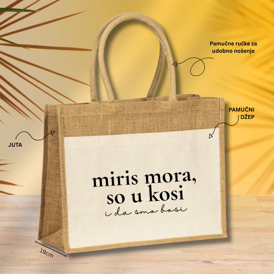 Miris mora - Torba za plažu M02