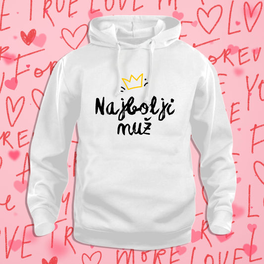 Najbolji muž - beli duks