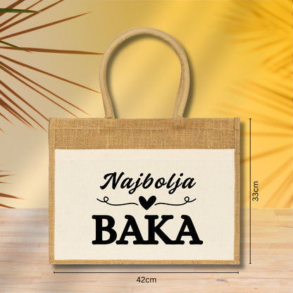 Najbolja BAKA - Torba za plažu M02