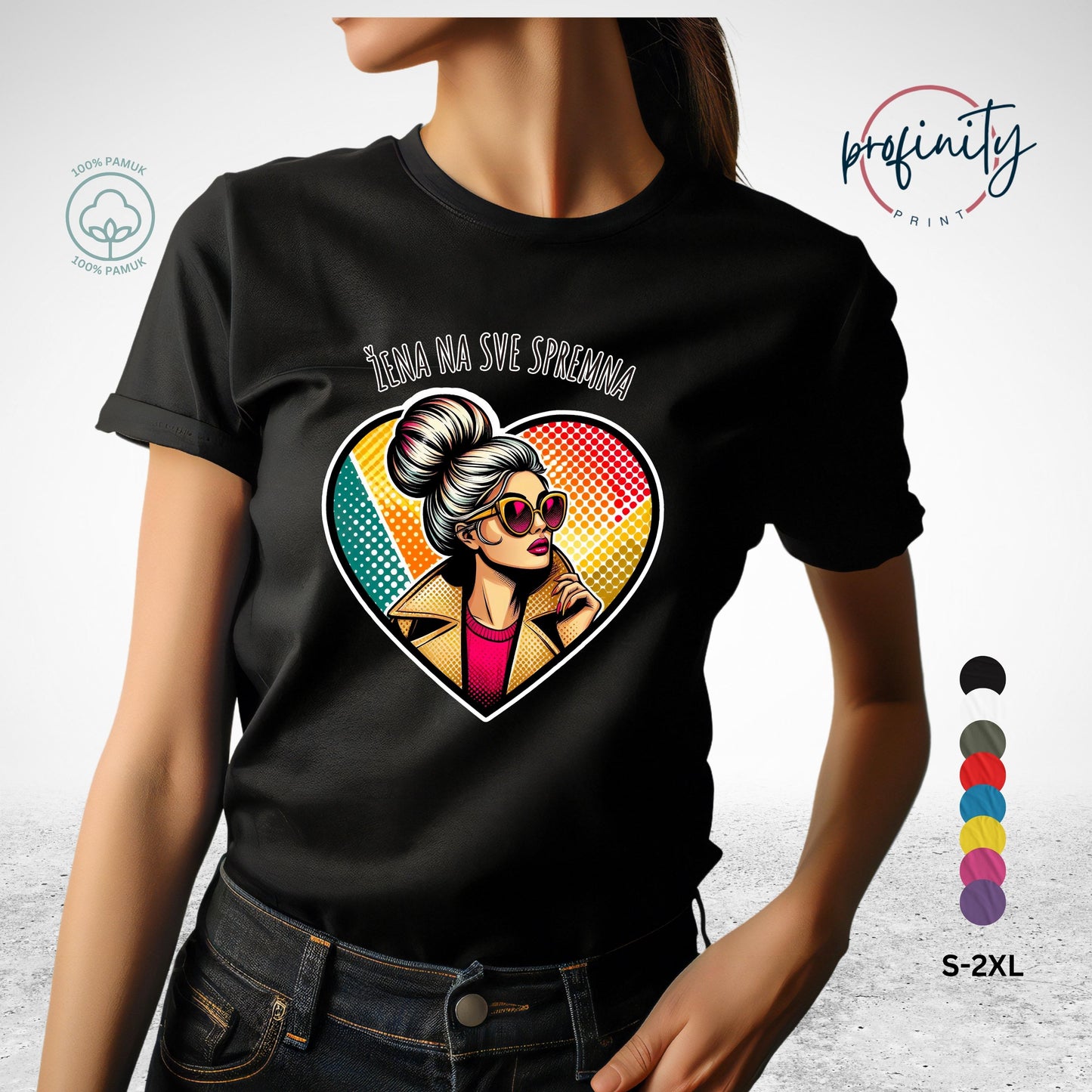 Žena na sve spremna - majica