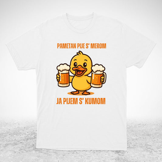 Pametan pije s merom - MUŠKA MAJICA XL