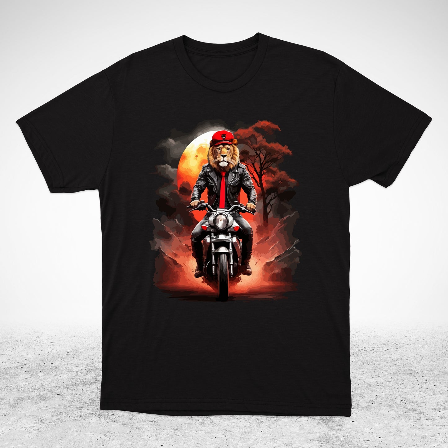 Lav na motoru - majica