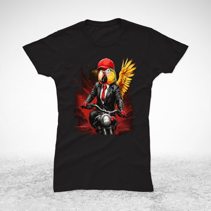 Papagaj na motoru - majica