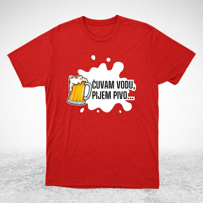 Čuvam vodu pijem pivo - majica