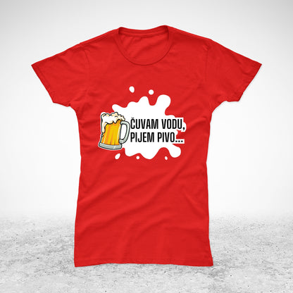 Čuvam vodu pijem pivo - majica