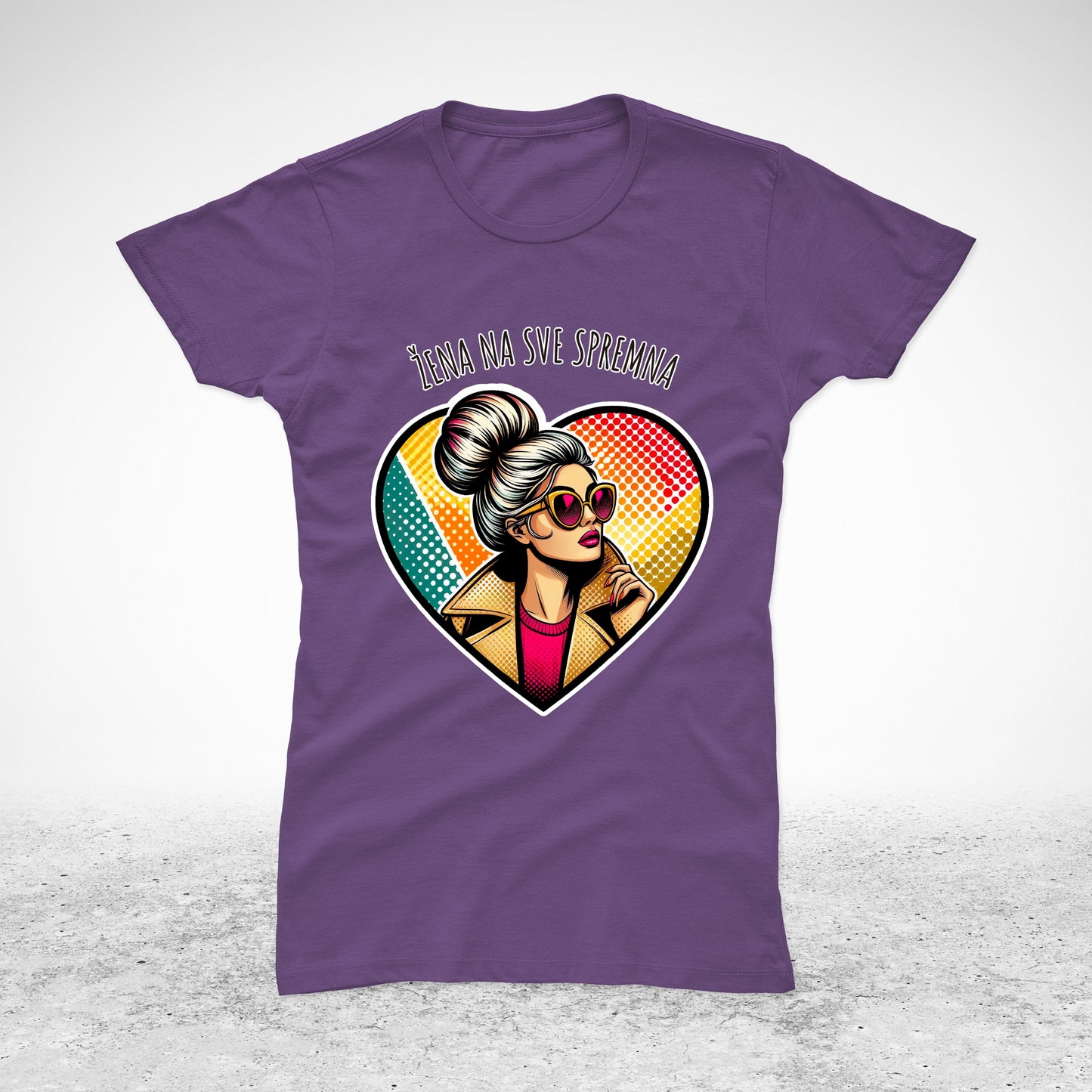 Žena na sve spremna - majica