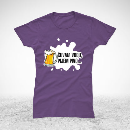 Čuvam vodu pijem pivo - majica