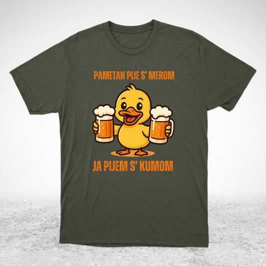 Pametan pije s merom - MUŠKA MAJICA L