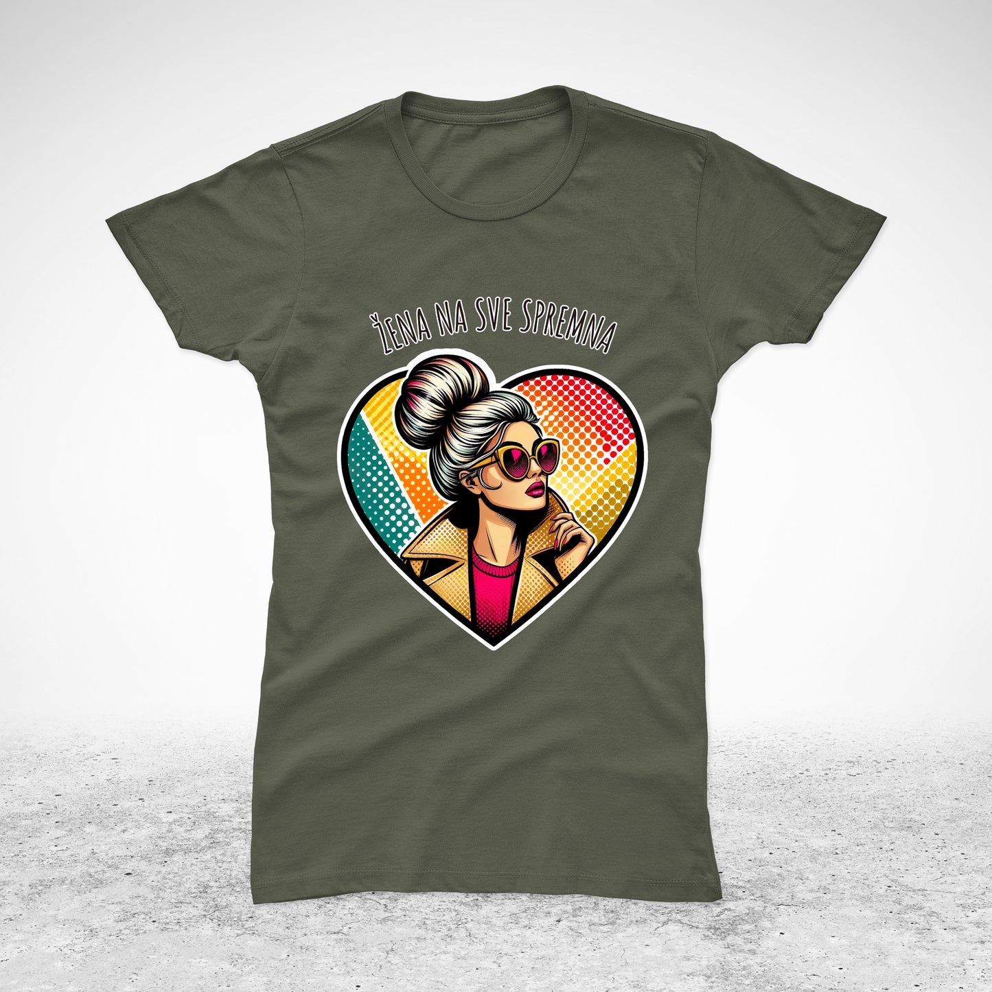 Žena na sve spremna - majica