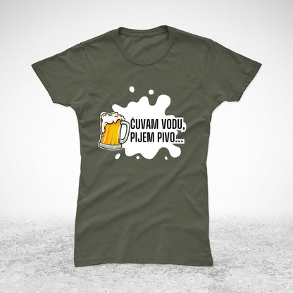Čuvam vodu pijem pivo - majica