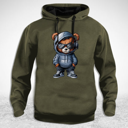 Blue Hoodie - duks