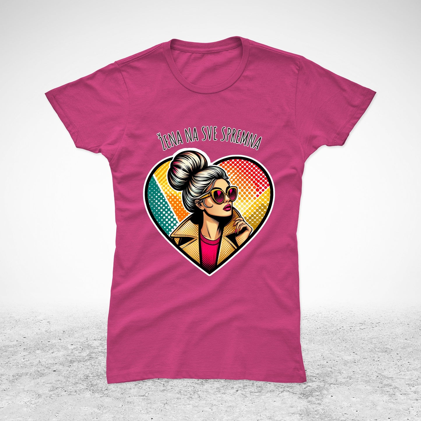 Žena na sve spremna - majica